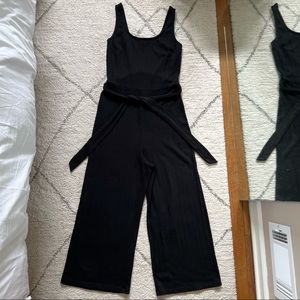 Wide Leg Jumpsuit w/ Tie